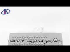 63 यांत्रिक कुंजी धातु धूल प्रतिरोधी कीबोर्ड औद्योगिक डेस्कटॉप