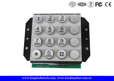 खरीदें वेंडिंग प्रणाली संख्यात्मक keypads 16 राउंड पूरी यात्रा कुंजी के साथ 10 पिन online manufacture