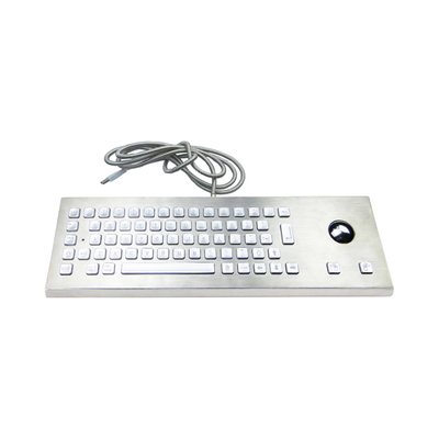 खरीदें Backlit Desktop Rugged Waterproof Vandal-Proof Keyboard With Integrated Optical Trackball online manufacture