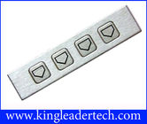 Steel Rugged Industrial Numeric Keypad Metal Number Keypad Functional With 4 Keys