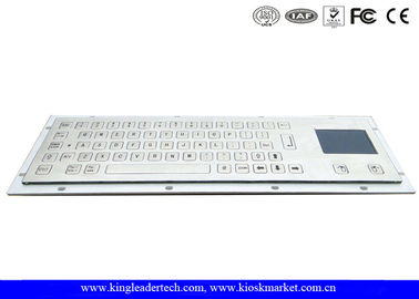 खरीदें फ्लैट गैर फैला हुआ शॉर्ट सफर के प्रमुख औद्योगिक कीबोर्ड touchpad के साथ स्टेनलेस स्टील में online manufacture