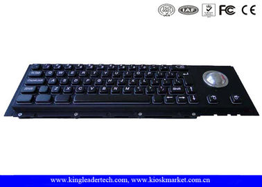 खरीदें ट्रैकबॉल के साथ ब्लैक चेरी यांत्रिक keyswitch धातु पैनल माउंट कीबोर्ड online manufacture