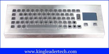 IP65 Rugged Mini Industrial Desktop Keyboard Metal With Touchpad