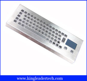 IP65 Rugged Mini Industrial Desktop Keyboard Metal With Touchpad