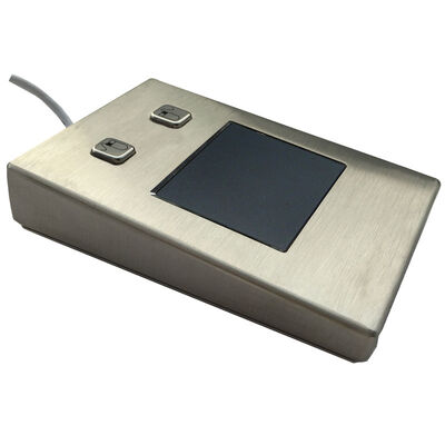 आईपी65 से आईपी68 तक मजबूत औद्योगिक वाटरप्रूफ डस्ट-प्रूफ स्टेनलेस स्टील मेटल डेस्कटॉप अत्यधिक-संवेदनशील टचपैड ढलान वाले पाम रेस्ट के साथ